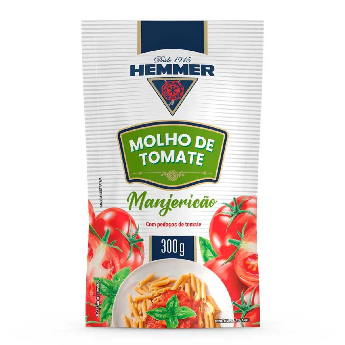 Molho de Tomate Manjericão Hemmer 300g