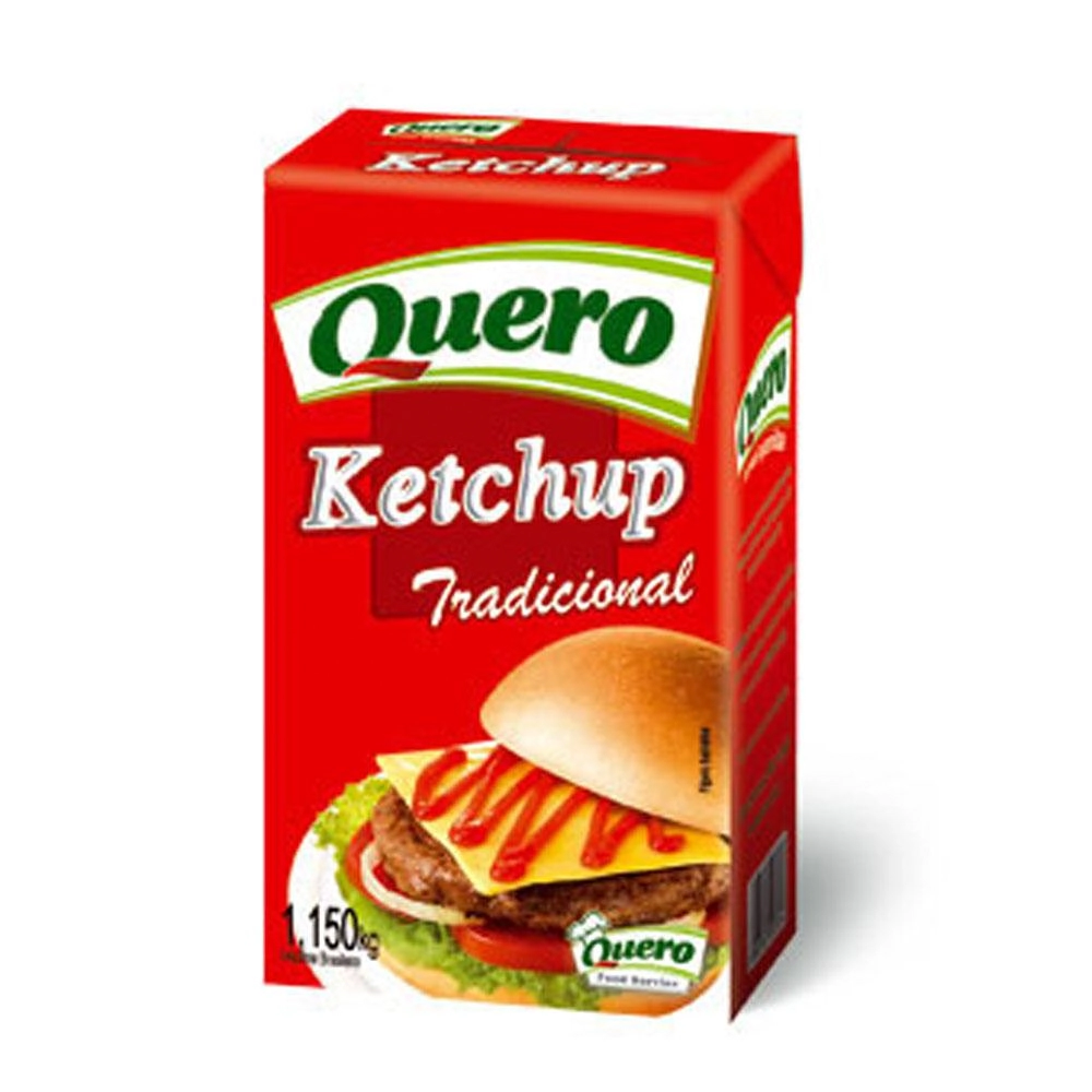 Ketchup Tradicional Quero Caixa 1,15kg