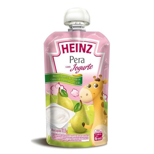 Papinha Heinz Pera C/ Iogurte Sachet