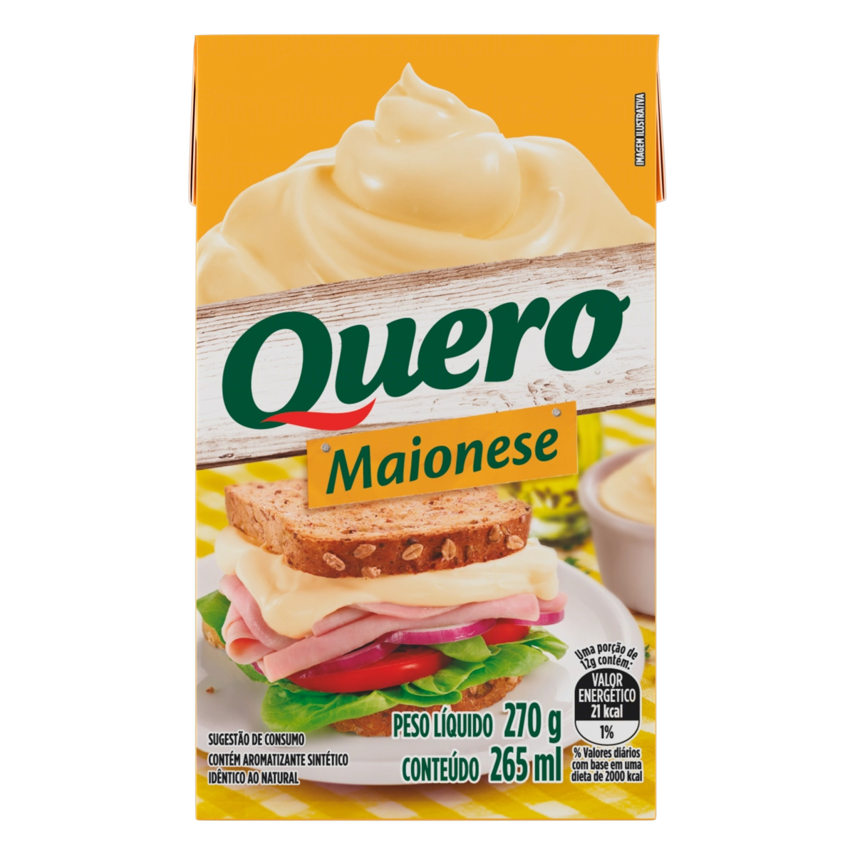 Maionese Quero Caixa 270g
