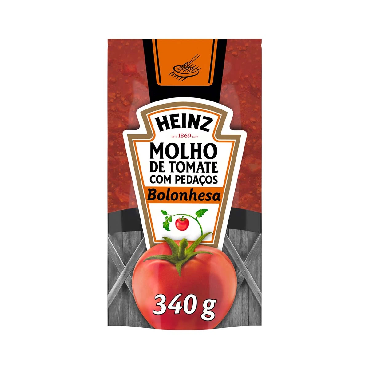 Molho De Tomate Bolonhesa Heinz Sachê 340g