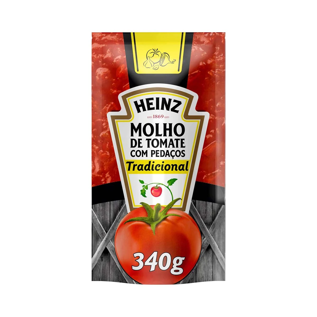 Molho de Tomate Tradicional Heinz Sachê 340g