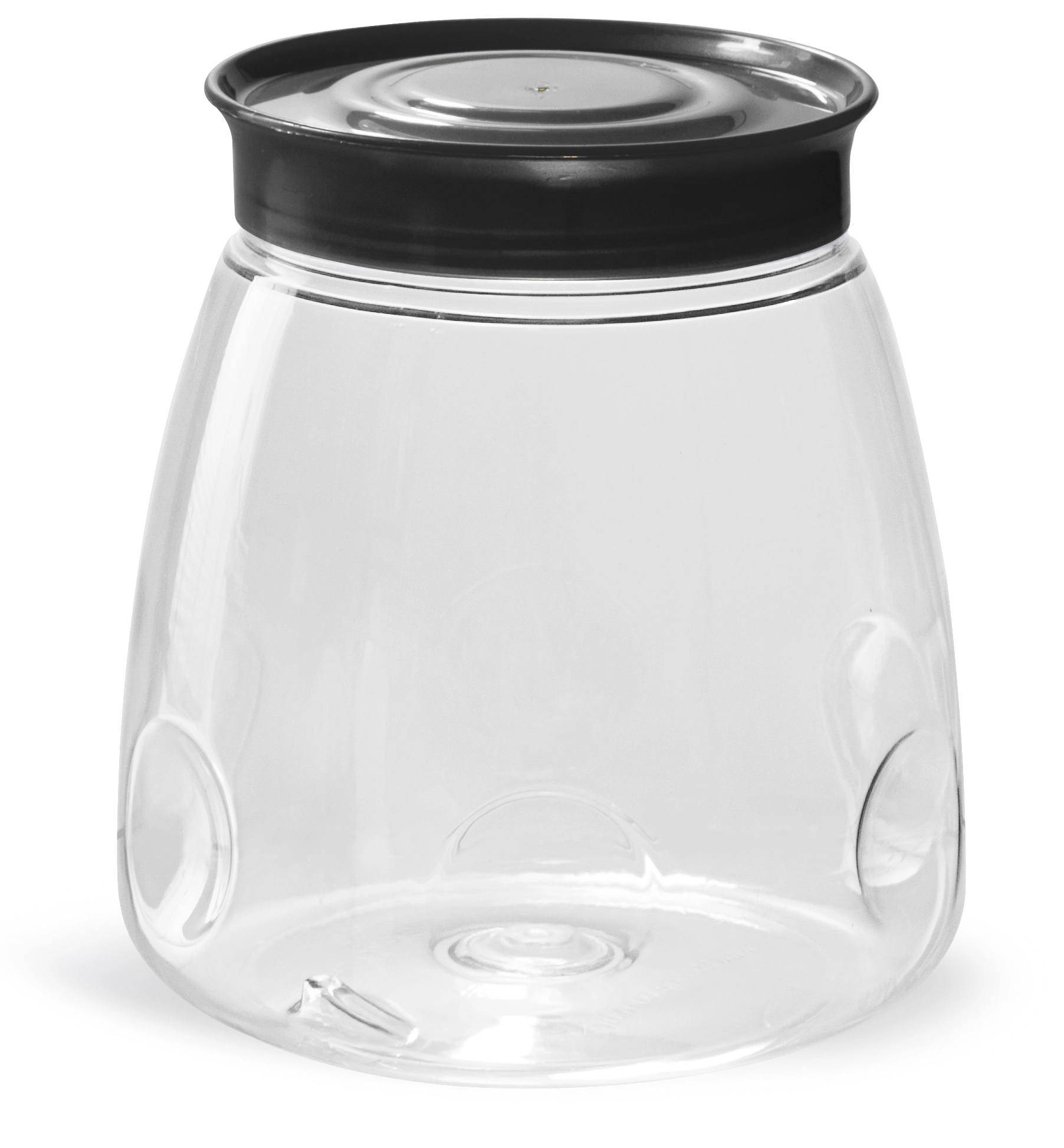 Pote Tiba Veneza Tampa Preta 1600ml