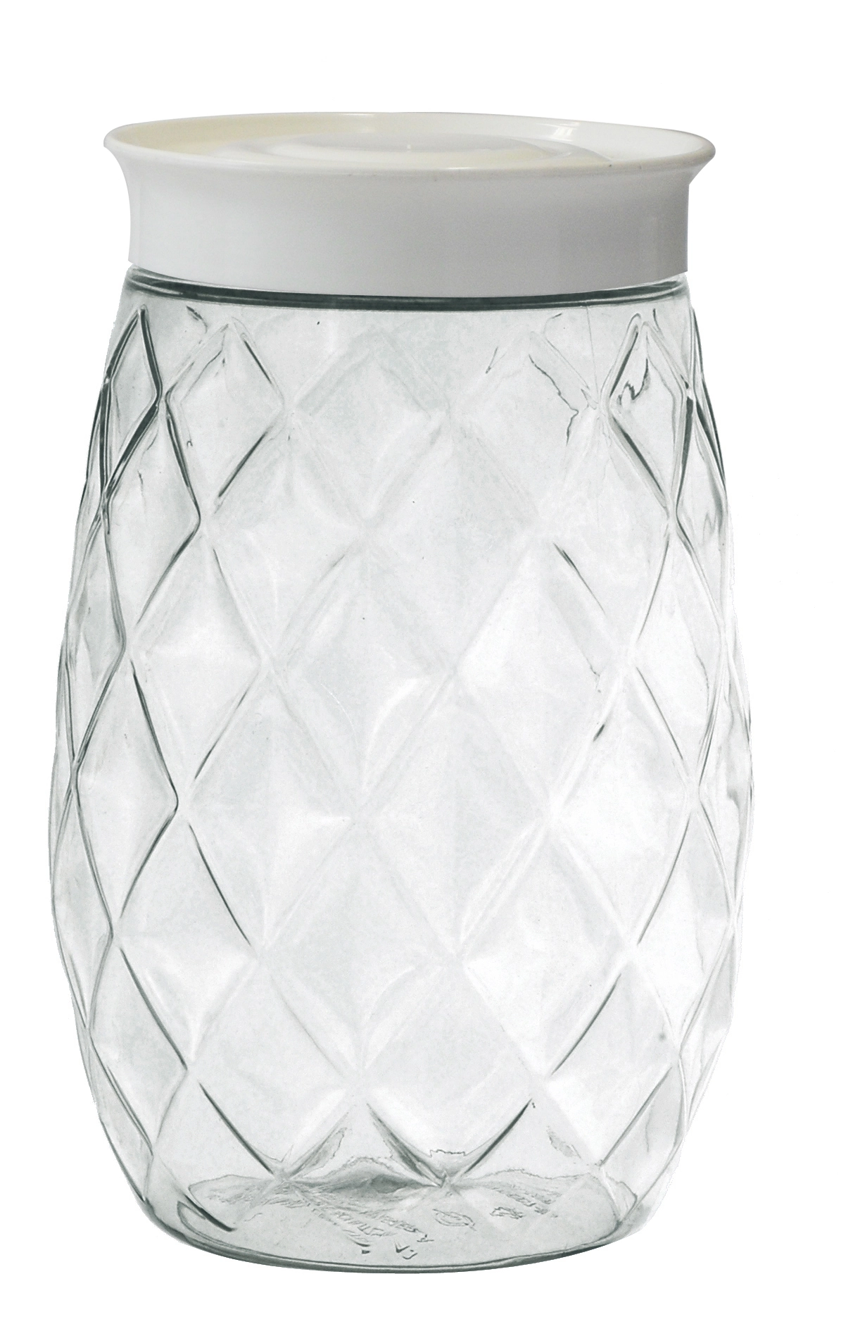 Pote Tiba Cristal Tampa Branca 2000ml