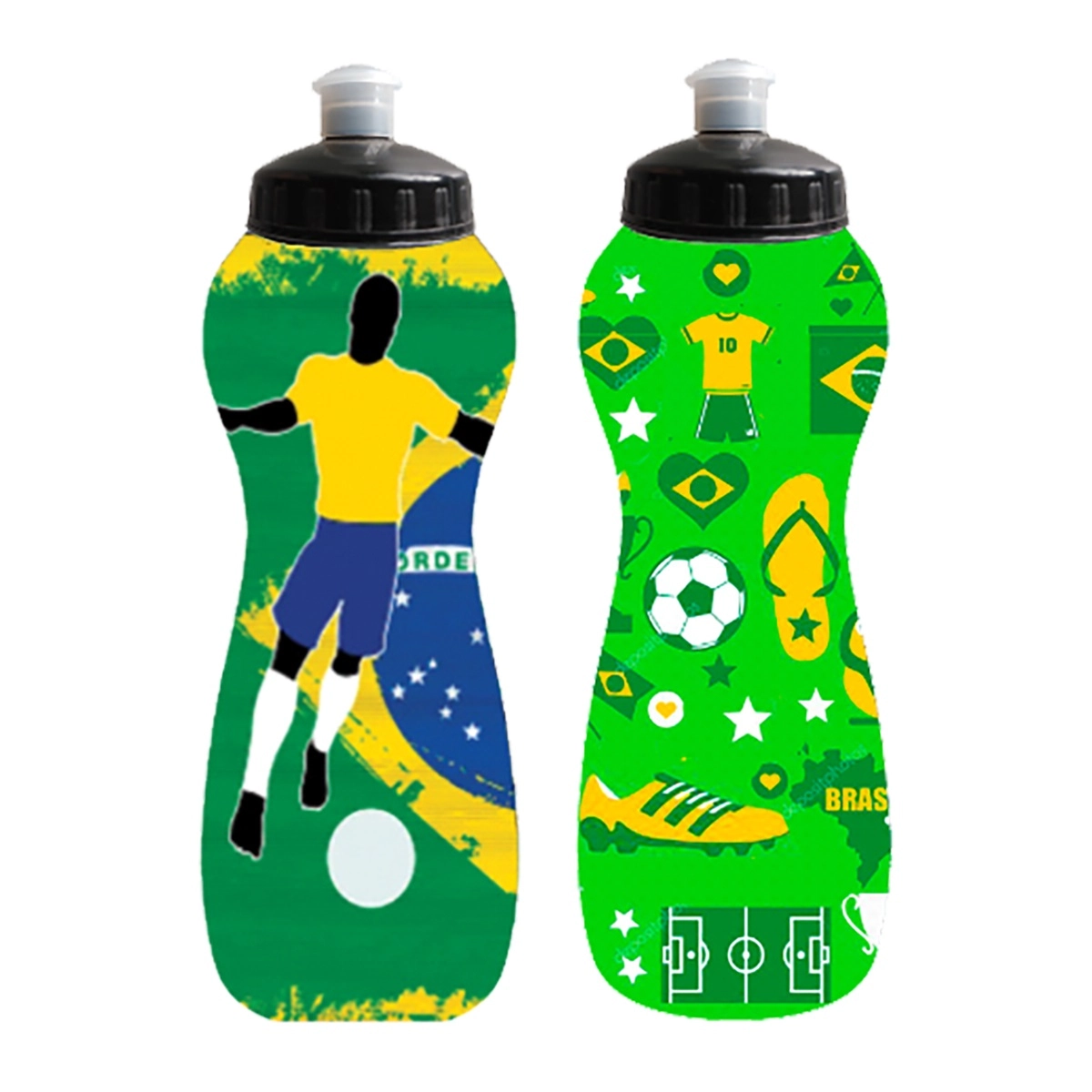 Garrafa Squeeze Brasil Tiba 600ml Ref607406339
