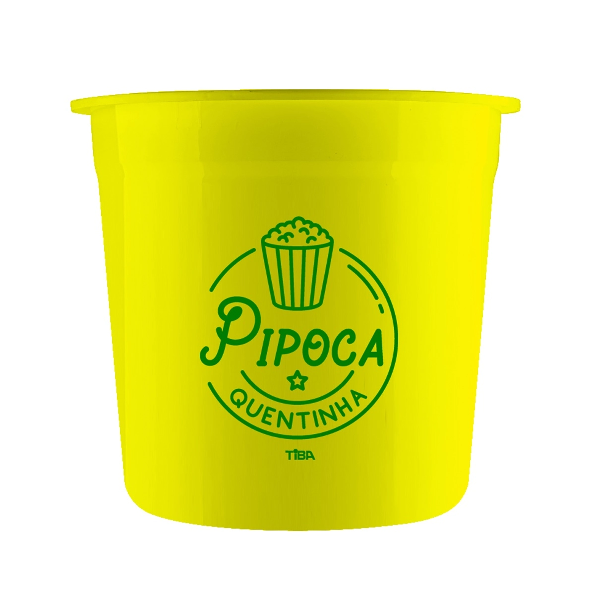 Balde Pipoca Tiba Quentinha Amarelo 2500ml Ref607301338