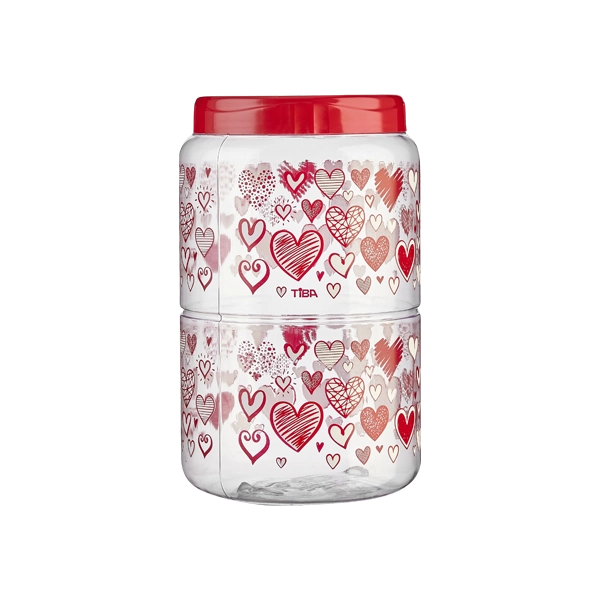 Organizador Tiba Paris Coracoes 1600ml 460110333