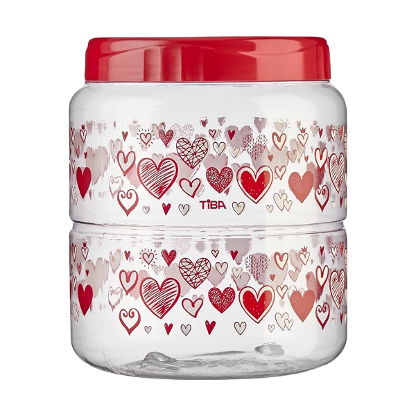 Organizador Tiba Paris Coracoes 1250ml 460210333