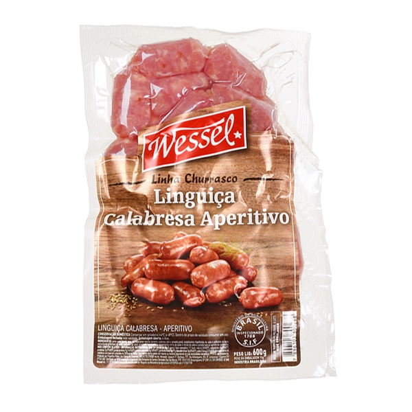 Linguiça Calabresa Aperitivo 600g Wessel