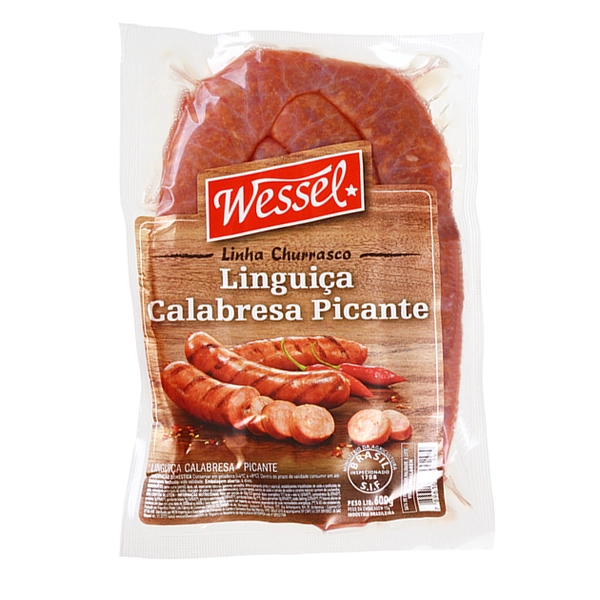 Linguiça Calabresa Picante Wessel 600g