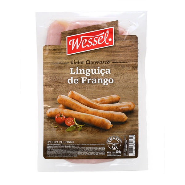 Linguiça De Frango Wessel 600g