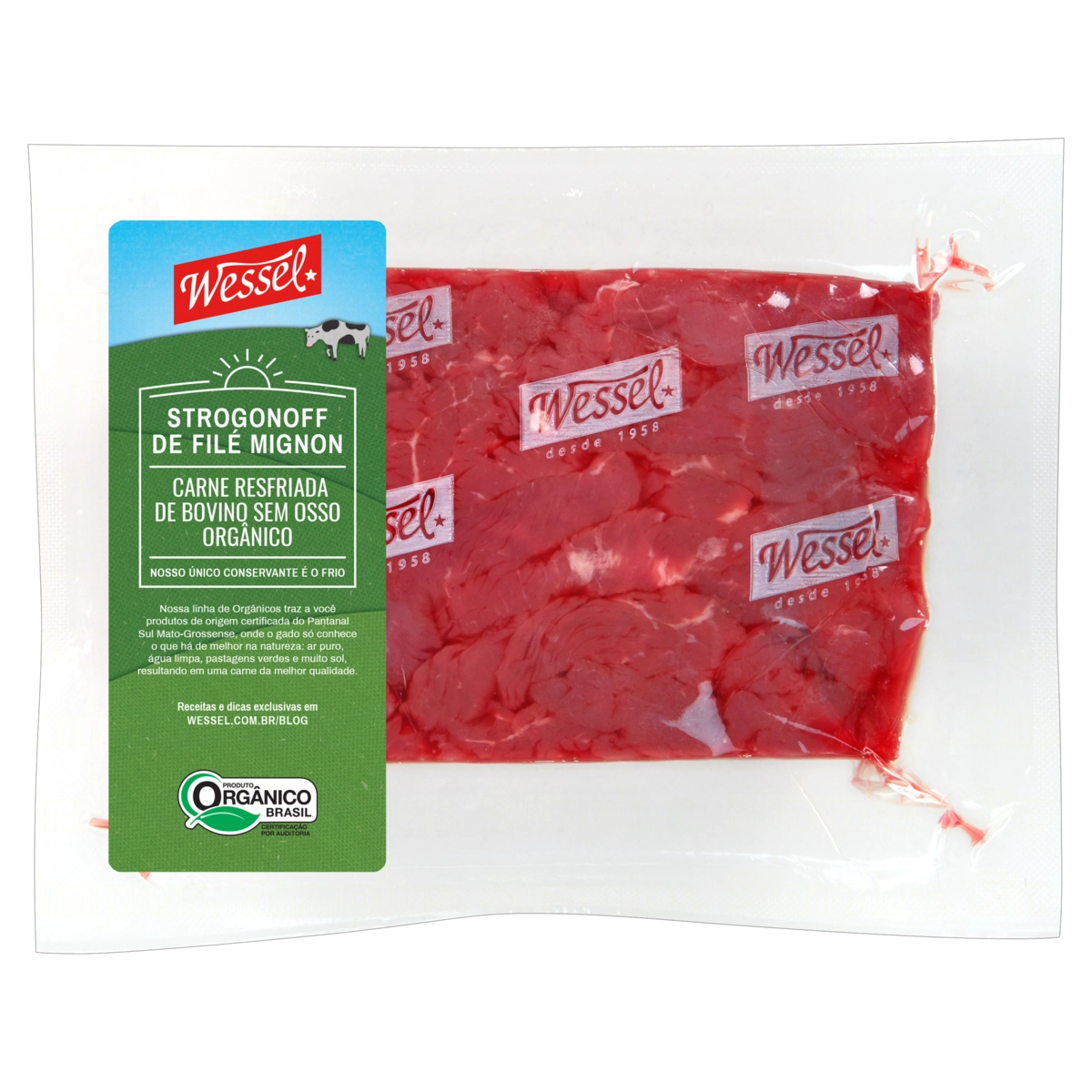 Strogonoff De Filé Mignon Bovino Resfriado Orgânico Sem Osso Wessel