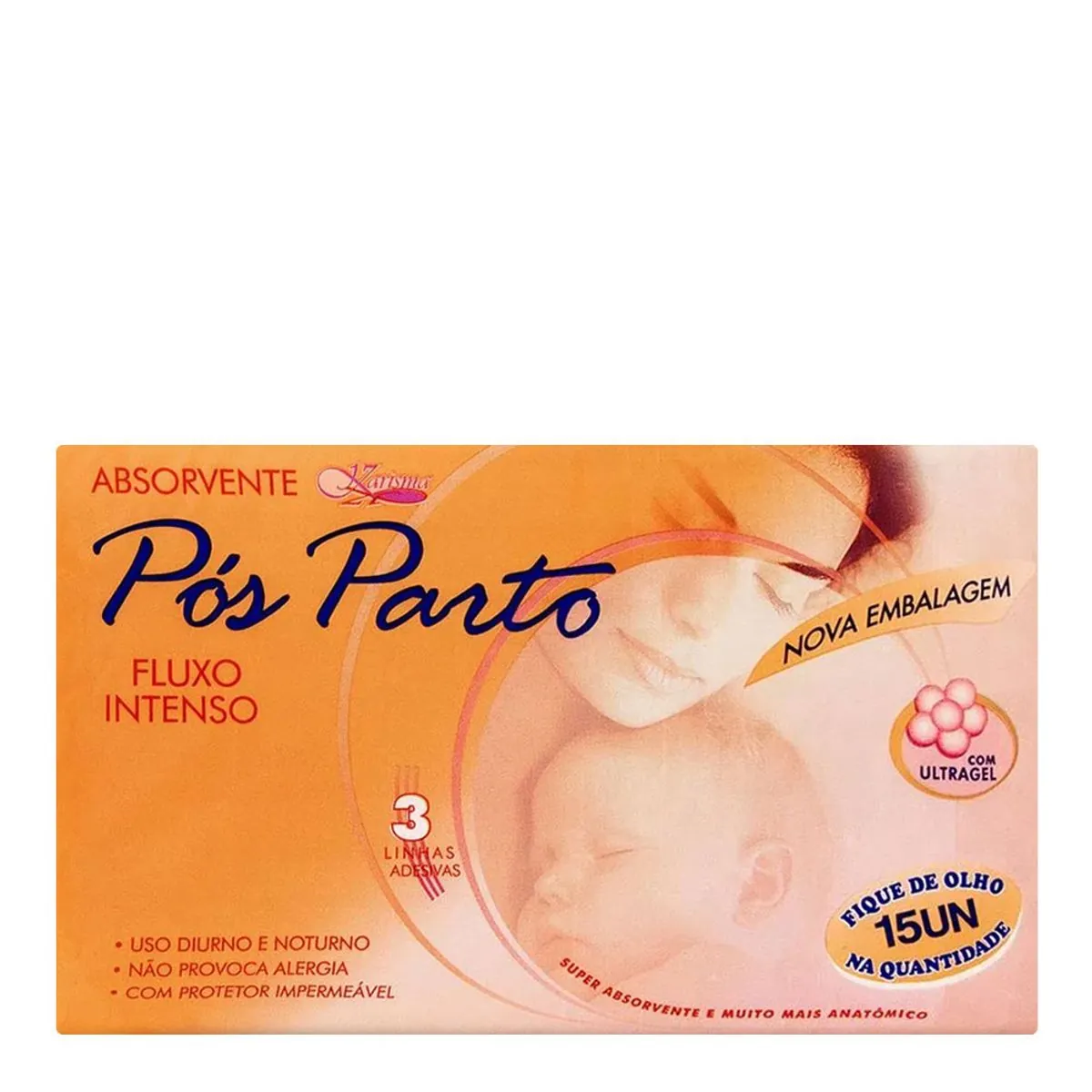Absorvente Pos Parto 15und