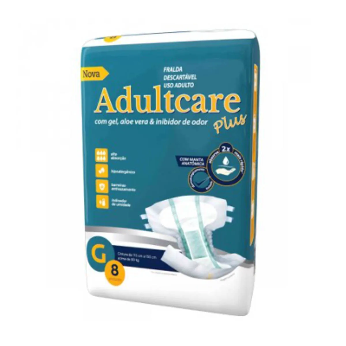 Fralda Desc.adultcare Geriat.g 8unidade