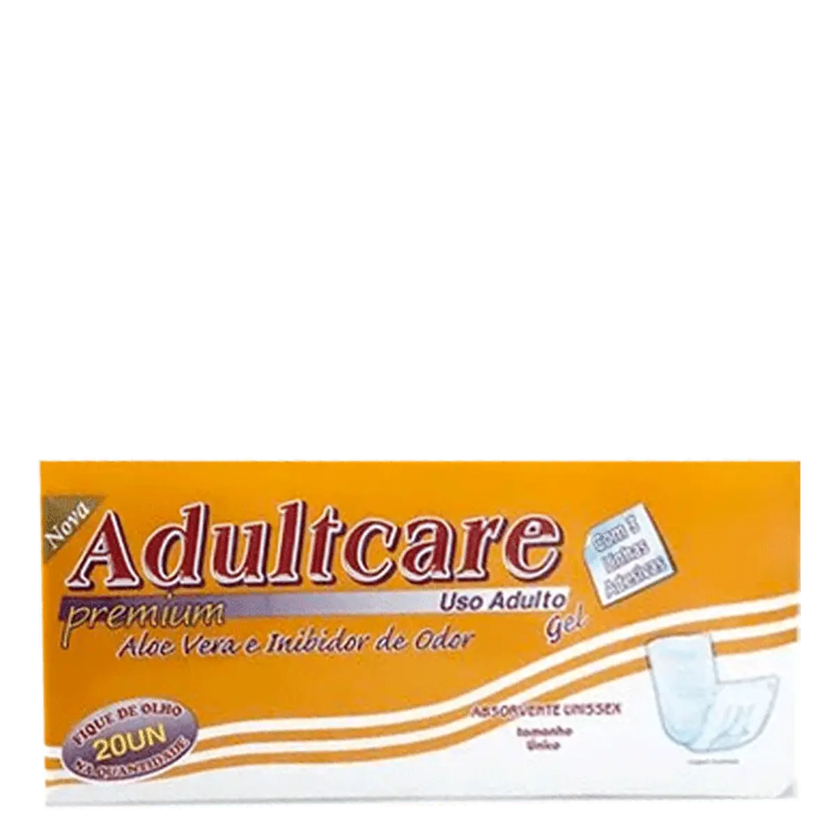 Adultcare Absorventes Geriatrico Premium Tamanho Unico Com 20 Unidades