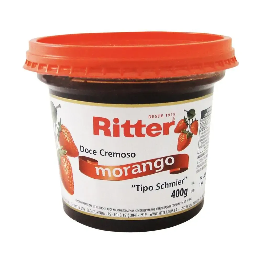 Doce Cremoso Morango Ritter