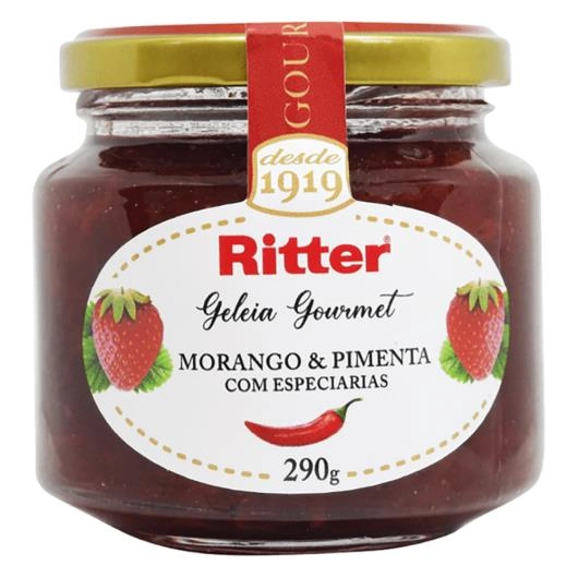 Geleia Gour Ritter Mor/pimenta 290g