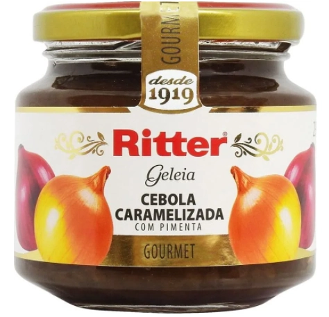 Geleia Gourmet Cebola Caramelizada Com Pimenta Ritter 290g