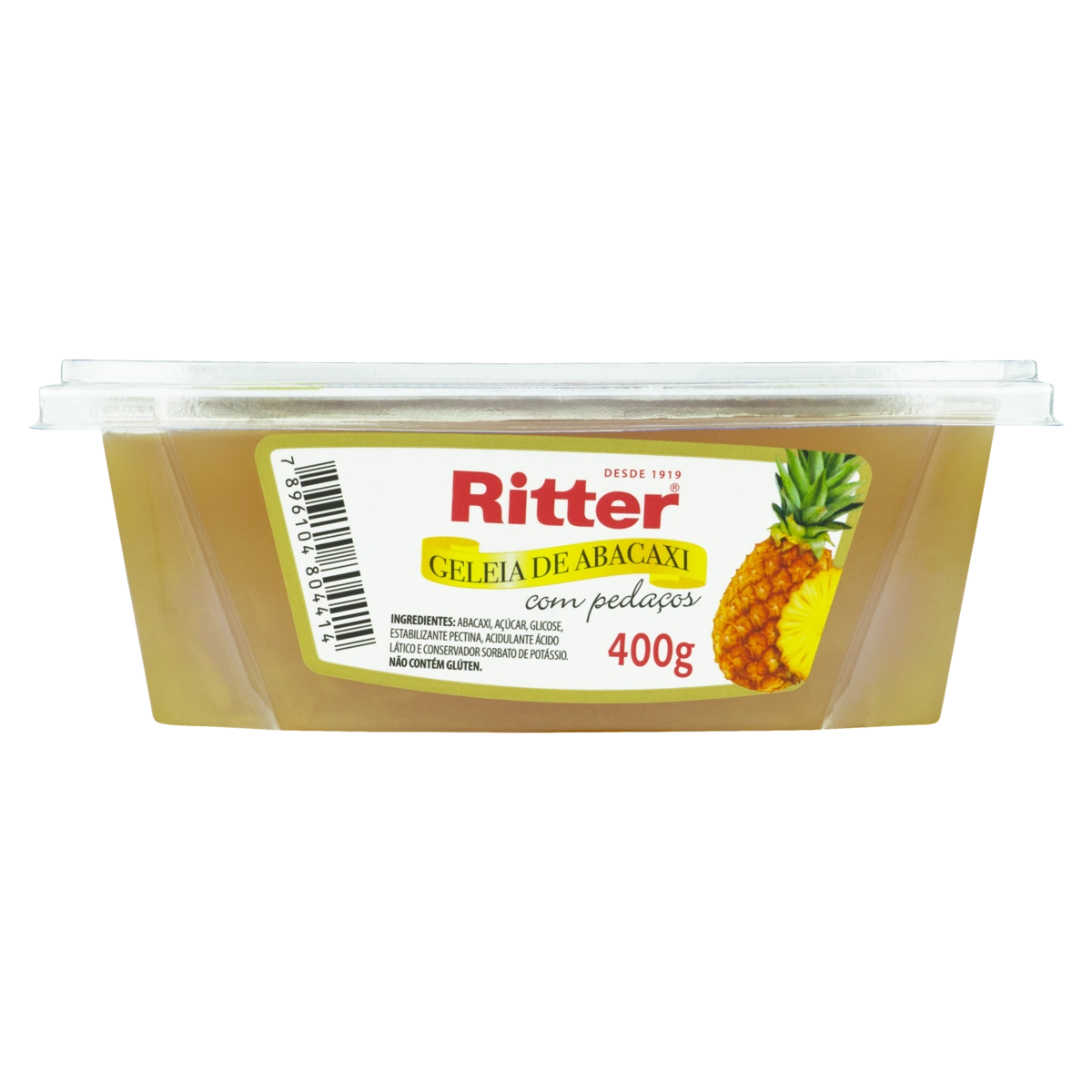 Geleia Abacaxi Com Pedaços Ritter Vidro 400g