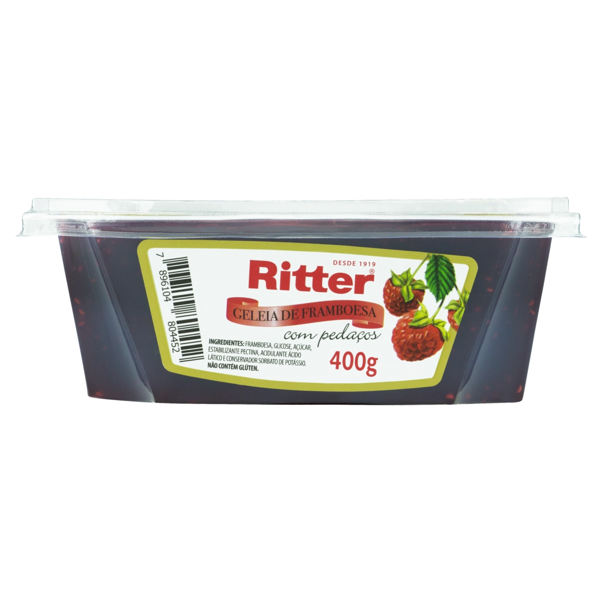 Geleia Framboesa Com Pedaços Ritter Pote 400g