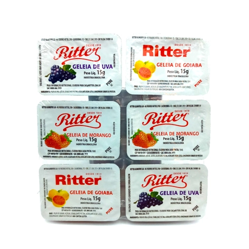 Geleia Ritter Minipotes C/6 Sortidos
