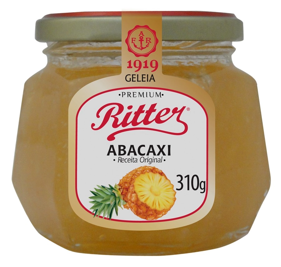 Geleia Com Pedaços Abacaxi Ritter 310g
