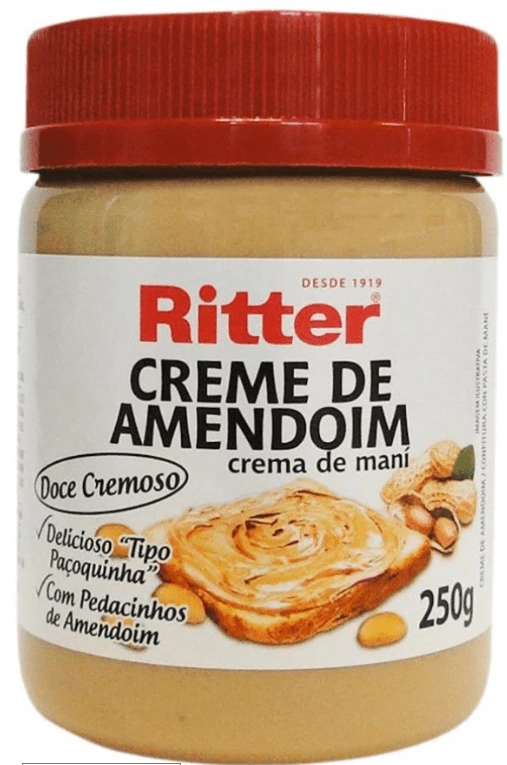 Creme De Amendoim Ritter Pote 250g