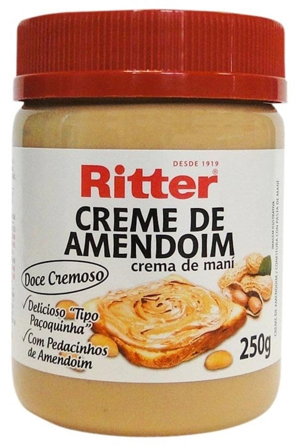 Creme Amendoim C/cacau Ritter 250g