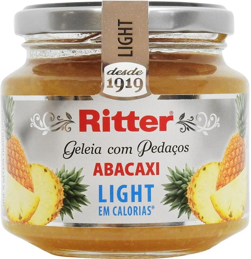 Geleia Abacaxi Light Ritter Vidro 260g