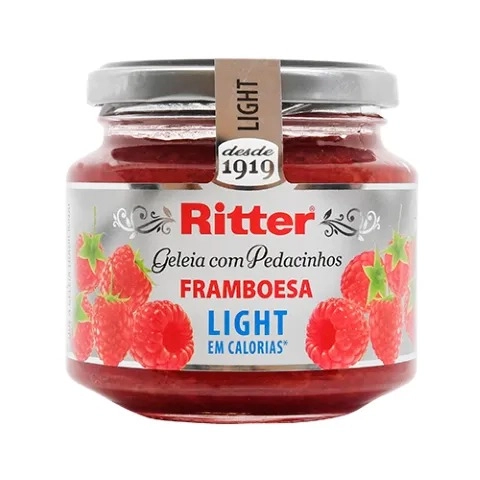 Geleia Framboesa Light Ritter Vidro 260g