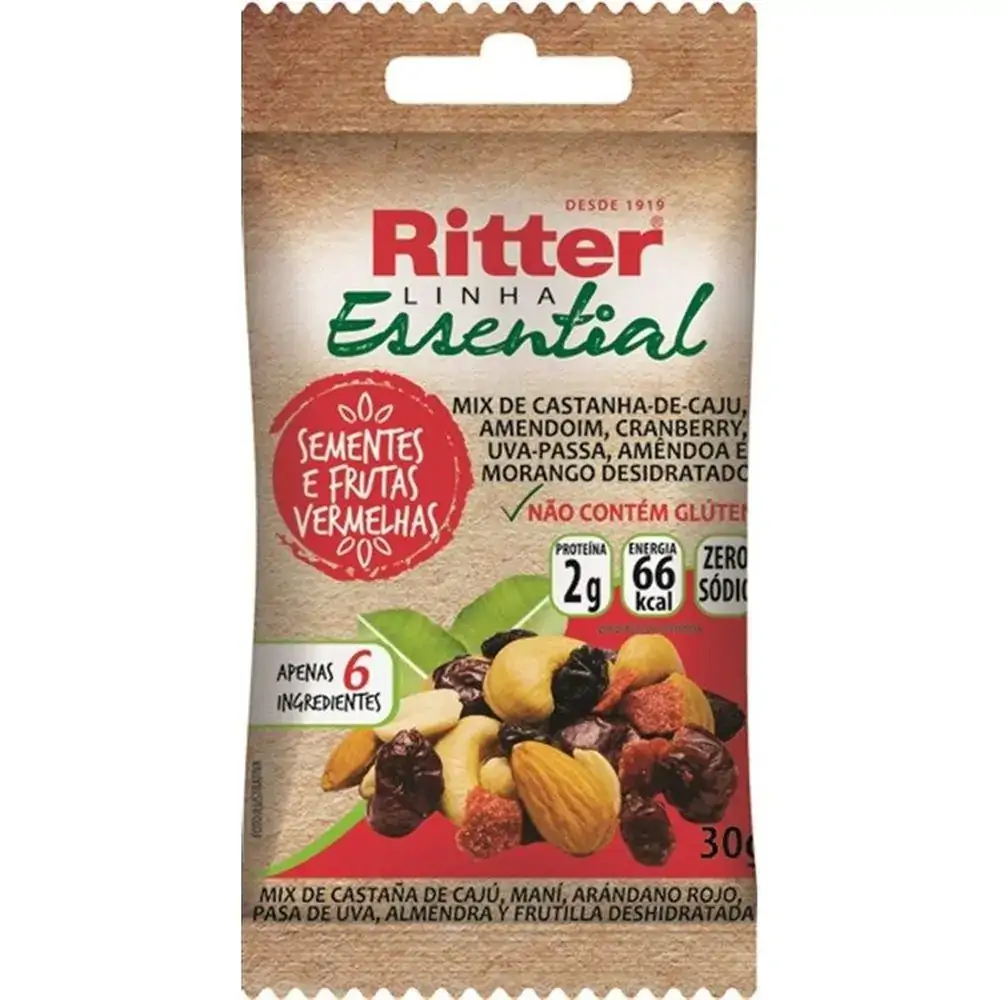 Semente E Frutas Vermelhas 30g