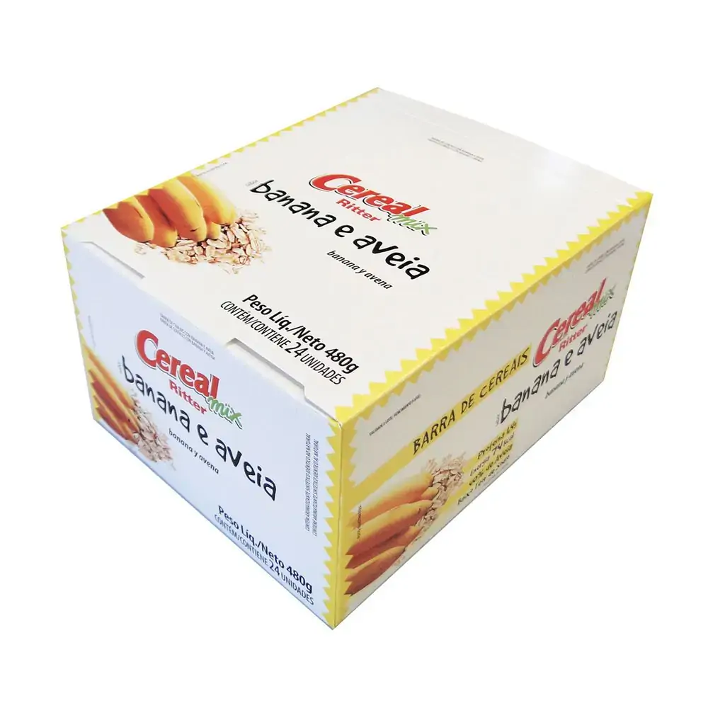 Barra Cereal Banana Aveia Cx 24un 480g Ritter