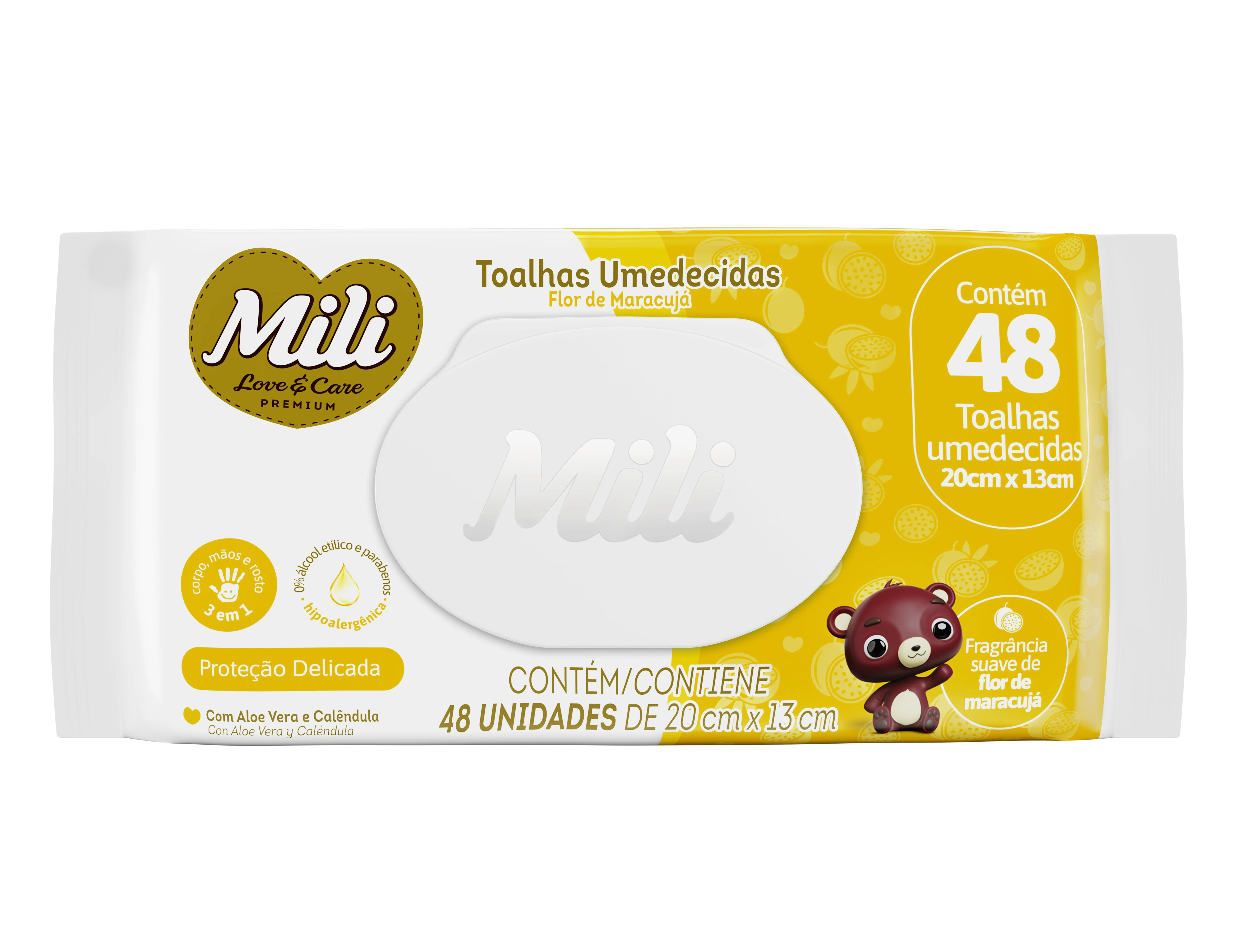 Toalha Umed Mili Love Care Maracuja