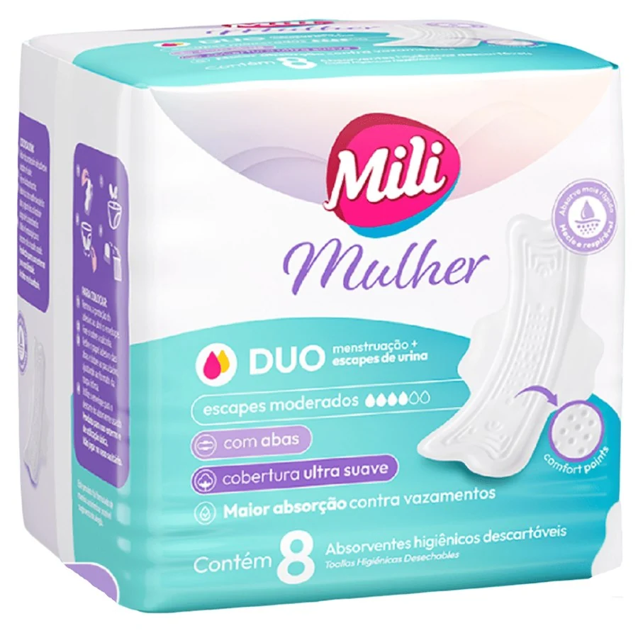 Abs Mili Mulher Duo C/abas C/08 Un