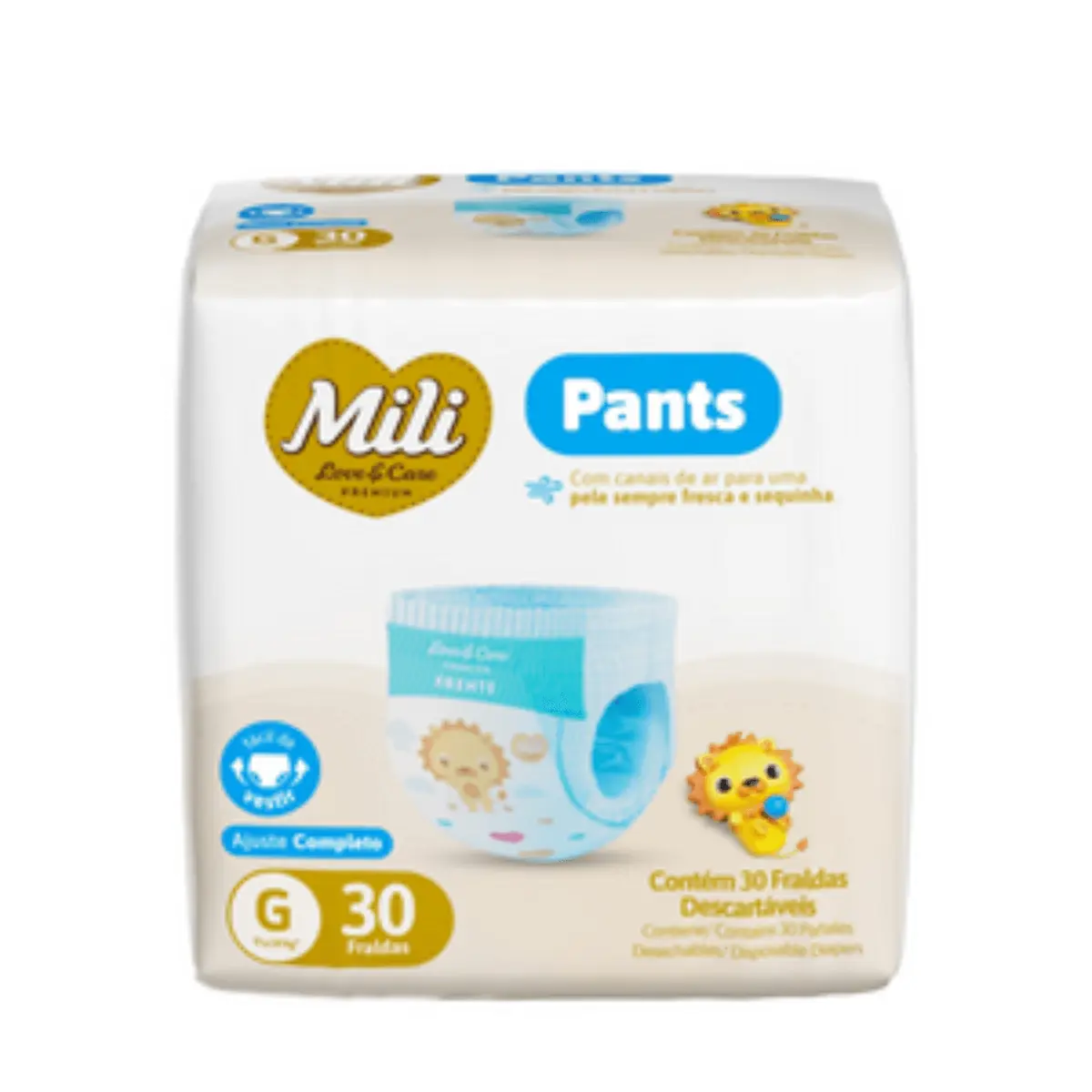 Fralda Desc. Mili Love Care Pants G 30un
