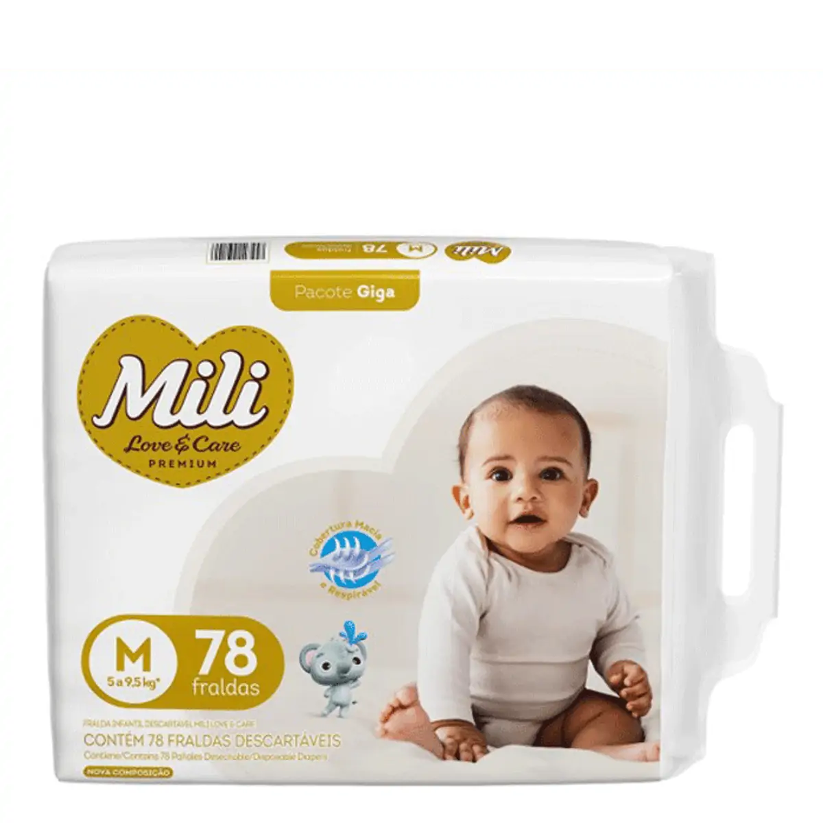 Fralda Mili Love Care Giga M C/78