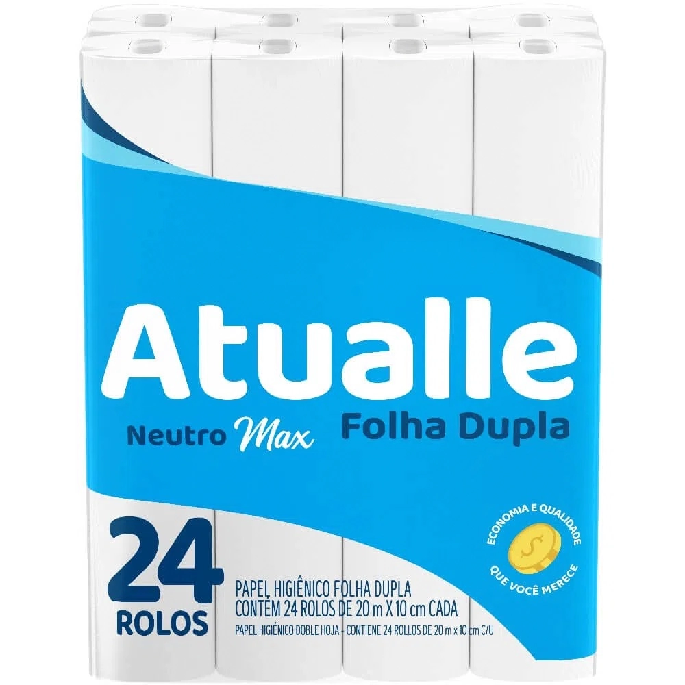Papel Hig Atualle Max 20m F/d C/24