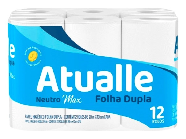 Papel Hig Atualle C/12 Folha Dupla