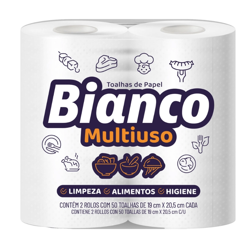 Toalha Papel Bianco 2un