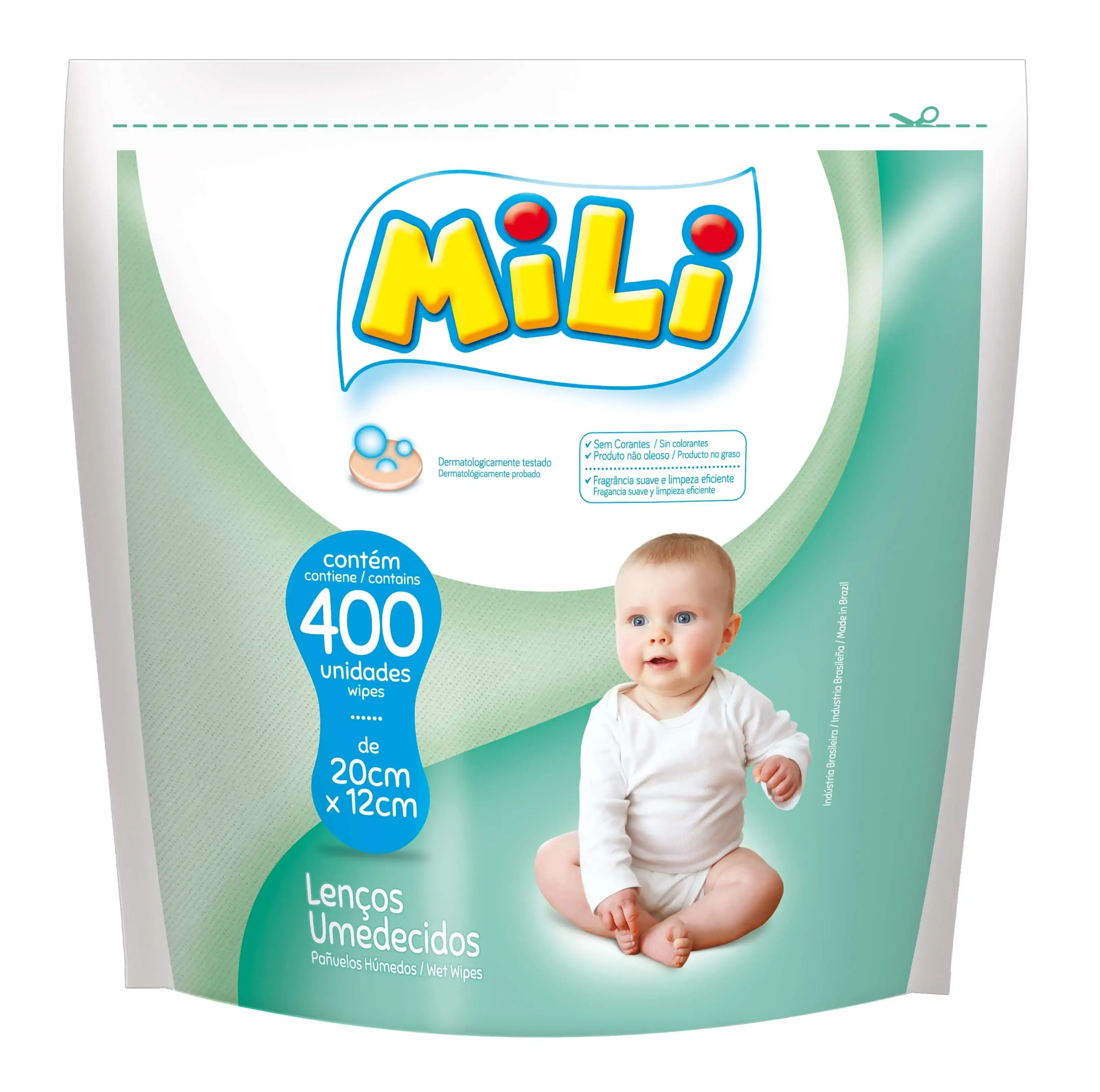 Lencos Umedecidos Mili Balde 400un