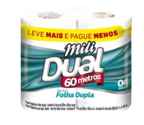 Papel Hig Mili Dual Fd C/4 50m