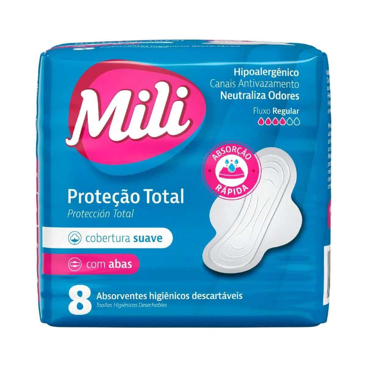 Abs Mili Conforto Total C/ Abas Suave
