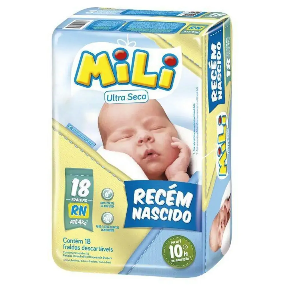Fralda Desc.mili Rn 9x18