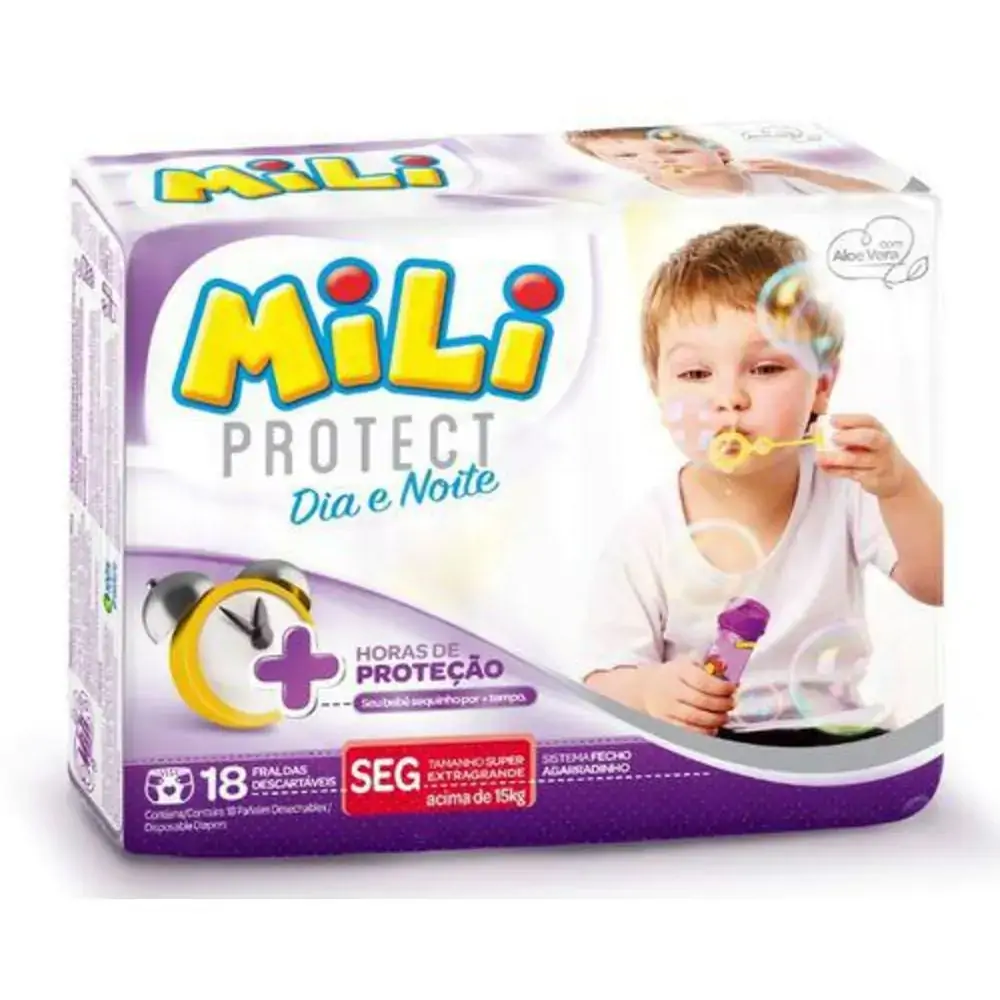 Fralda Desc.mili Dia/noite Seg 18un