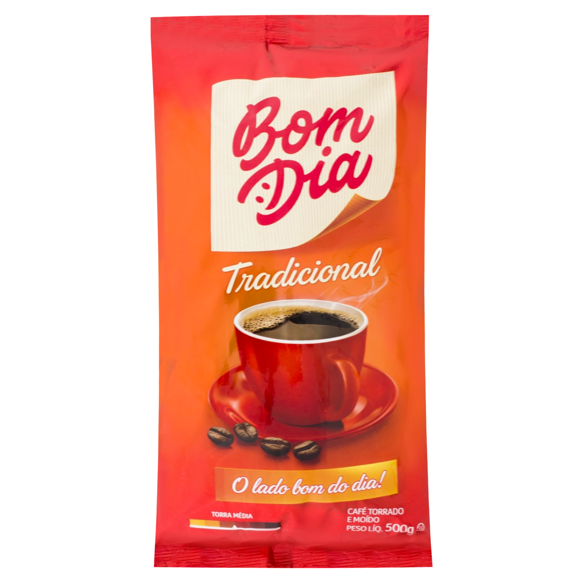 Café Torrado e Moído BOM DIA Pacote 500g