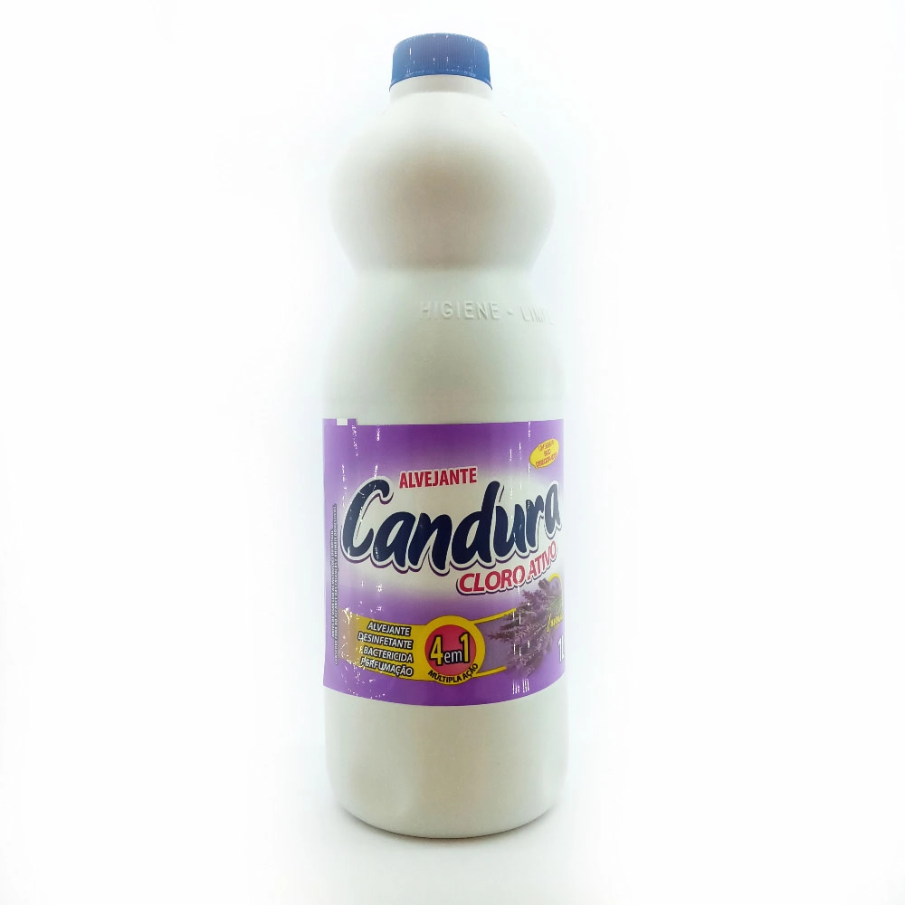 Alvejante Com Cloro Lavanda Candura Frasco 1l