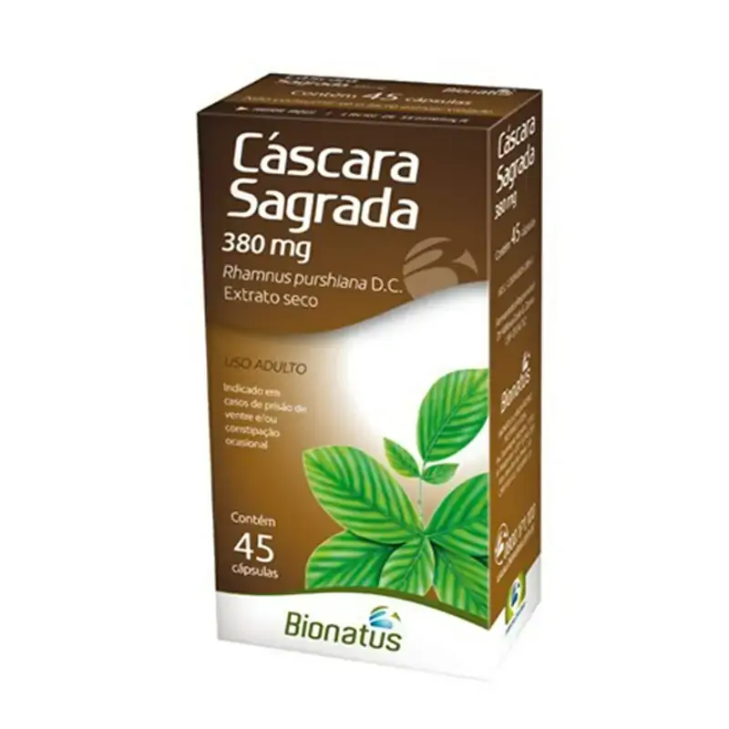 Cascara Sagrada 380 Mg 45 Cap
