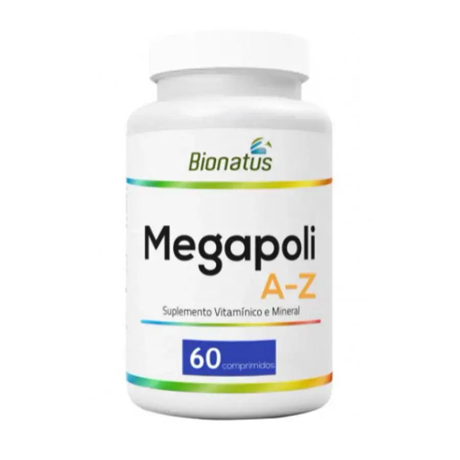 Mega Poli A Z Bionatus 60 Comprimidos
