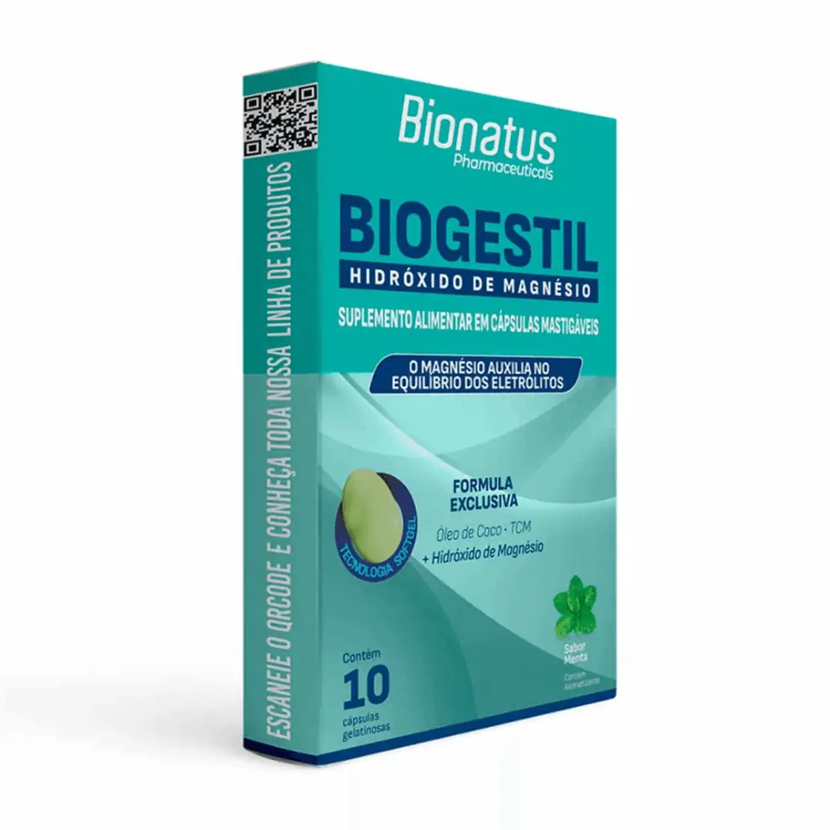 Biogestil Hidròxido De Magnésio C/10 Cápsulas - Bionatus