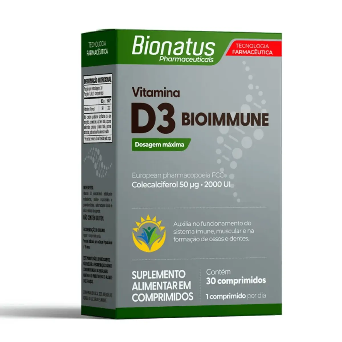 Vitamina D3 Bioimmune 30 Comp